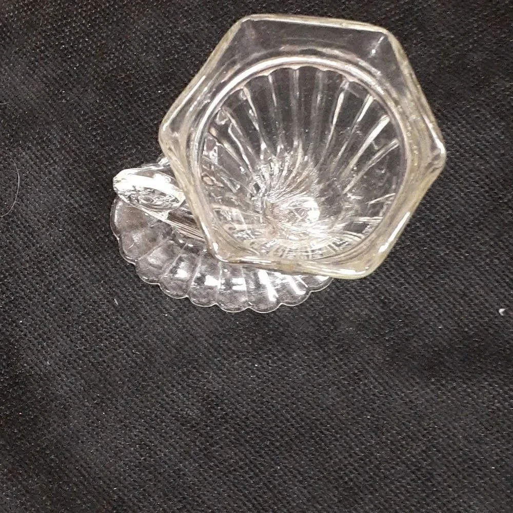 depresssion glass vintage clear